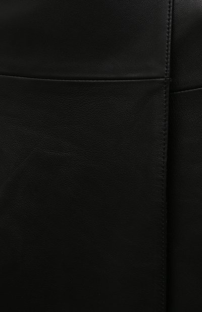 Кожаная юбка BATS черного цвета по цене 41200 руб., арт. FW21/S_010, фото 5 Кожаная юбка BATS, арт. FW21/S_010, фото 5