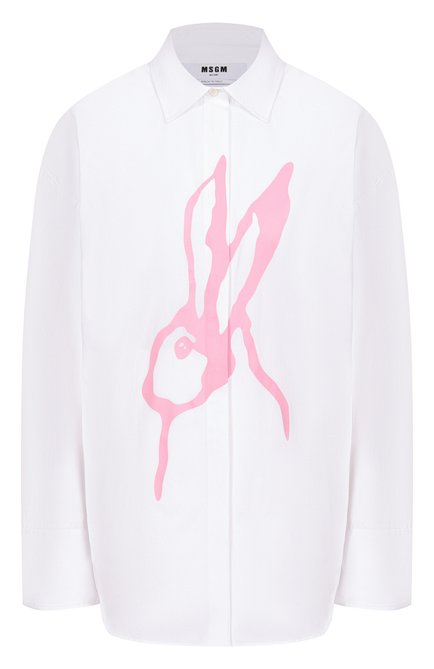 Женская хлопковая рубашка MSGM, арт. 3941MDE18X/257602