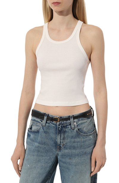 Хлопковая майка SLVRLAKE, арт. RBBT400RNATW/BABY TANK, фото 3