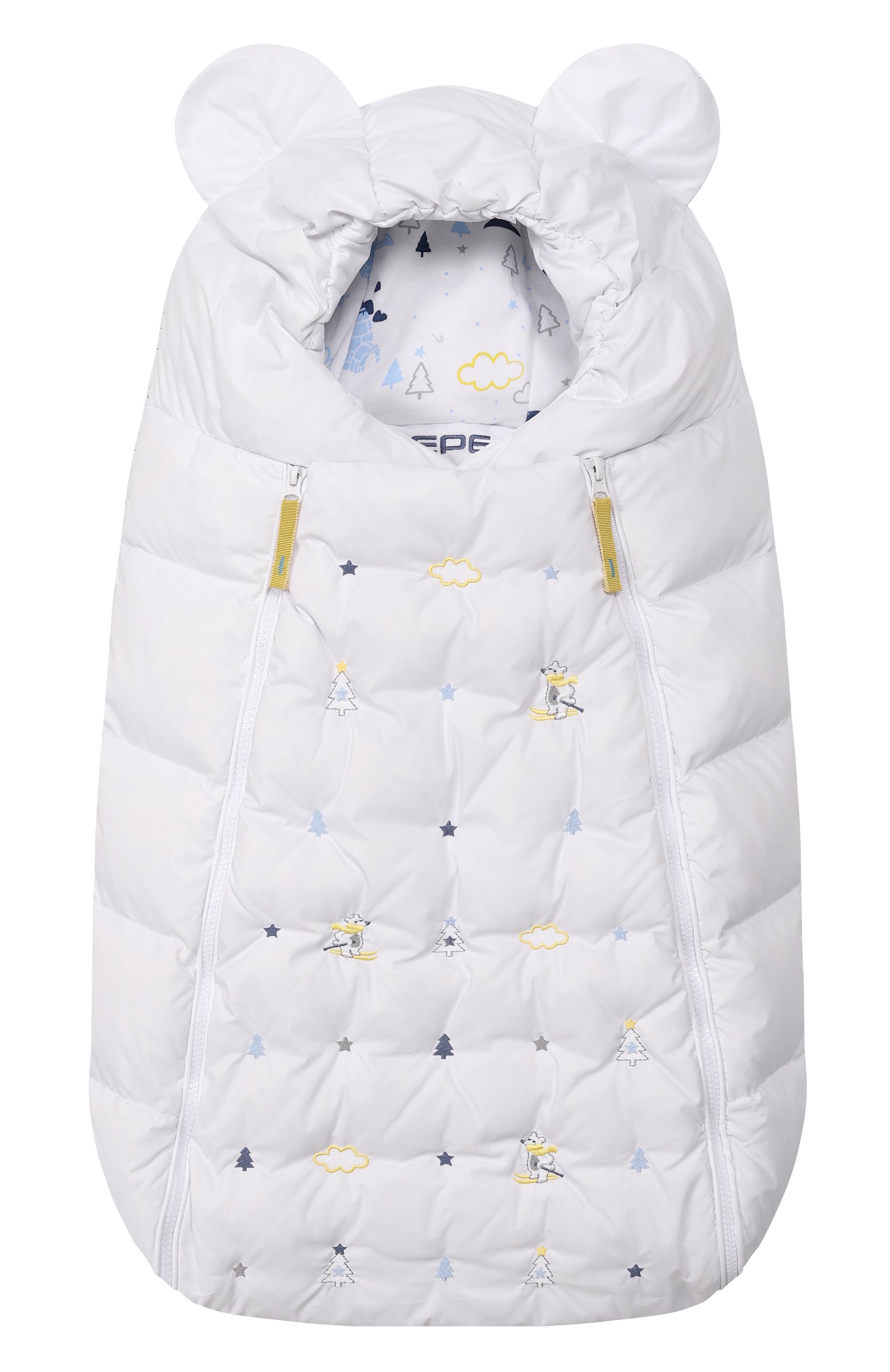 Пуховый комплект на выписку северный мишка CHEPE, арт. 391015, фото 4