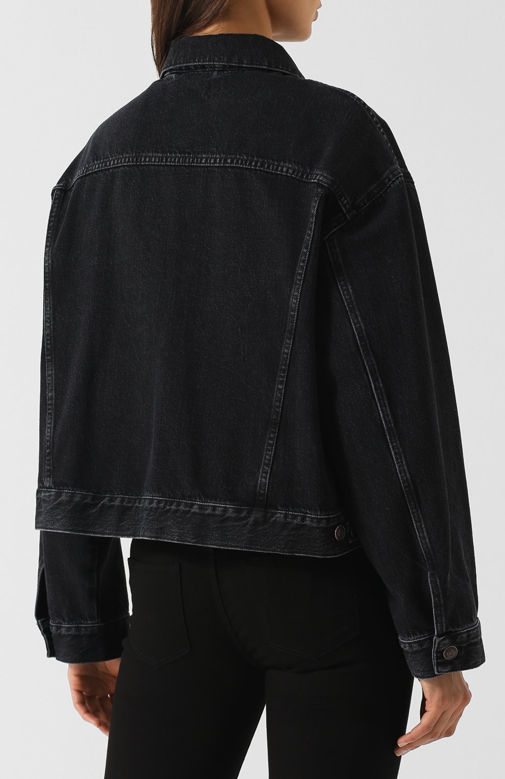 Джинсовая куртка с потертостями BALENCIAGA, арт. 529176/TUE14, фото 4