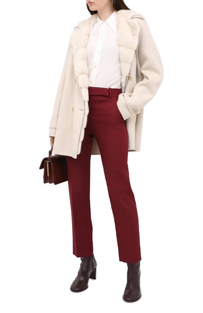 Кашемировое пальто с мехом норки LORO PIANA, арт. FAL2213, фото 2