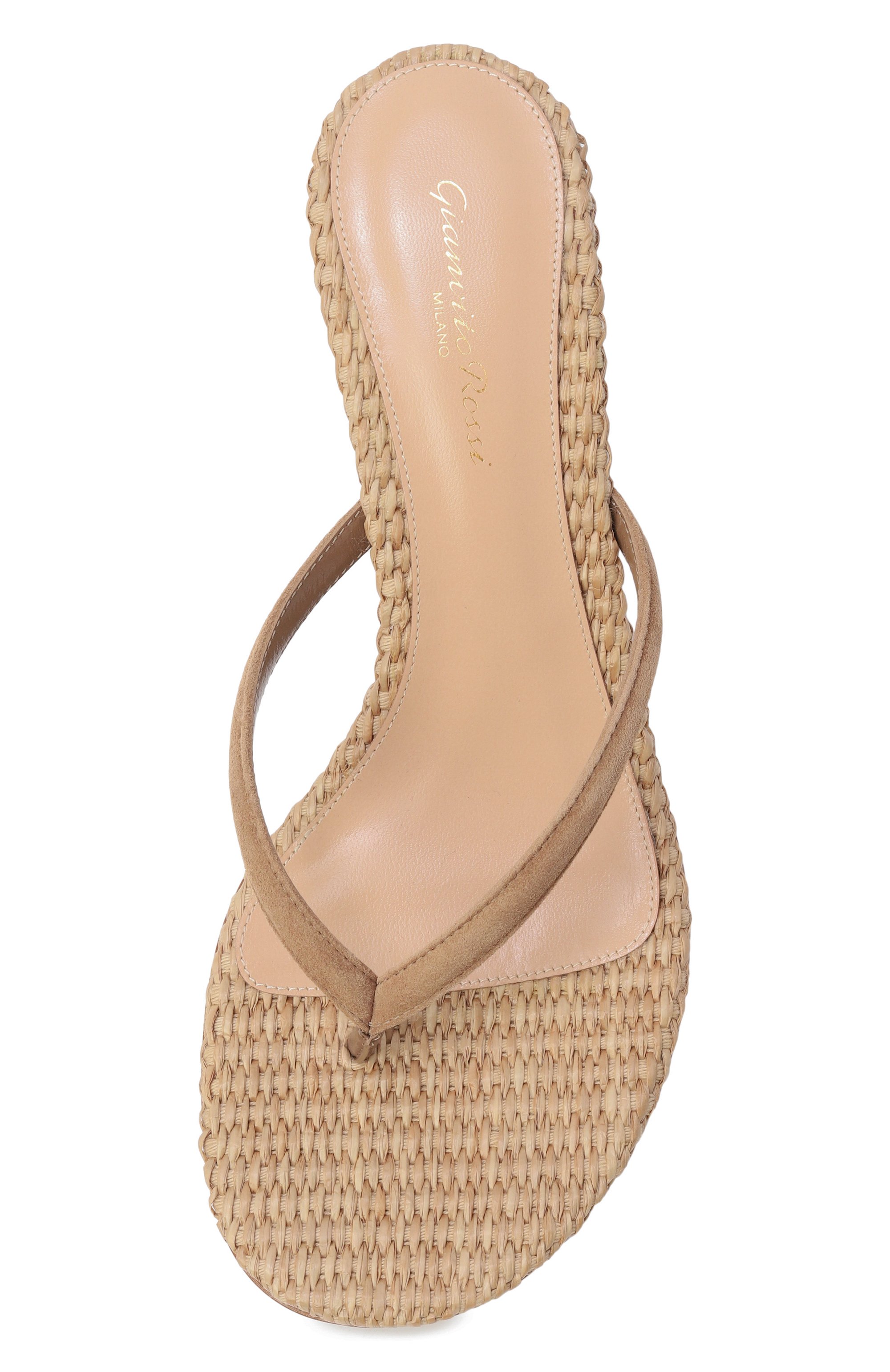 Замшевые мюли calypso 70 GIANVITO ROSSI, арт. G11260.70RIC.CBLCMNA, фото 6