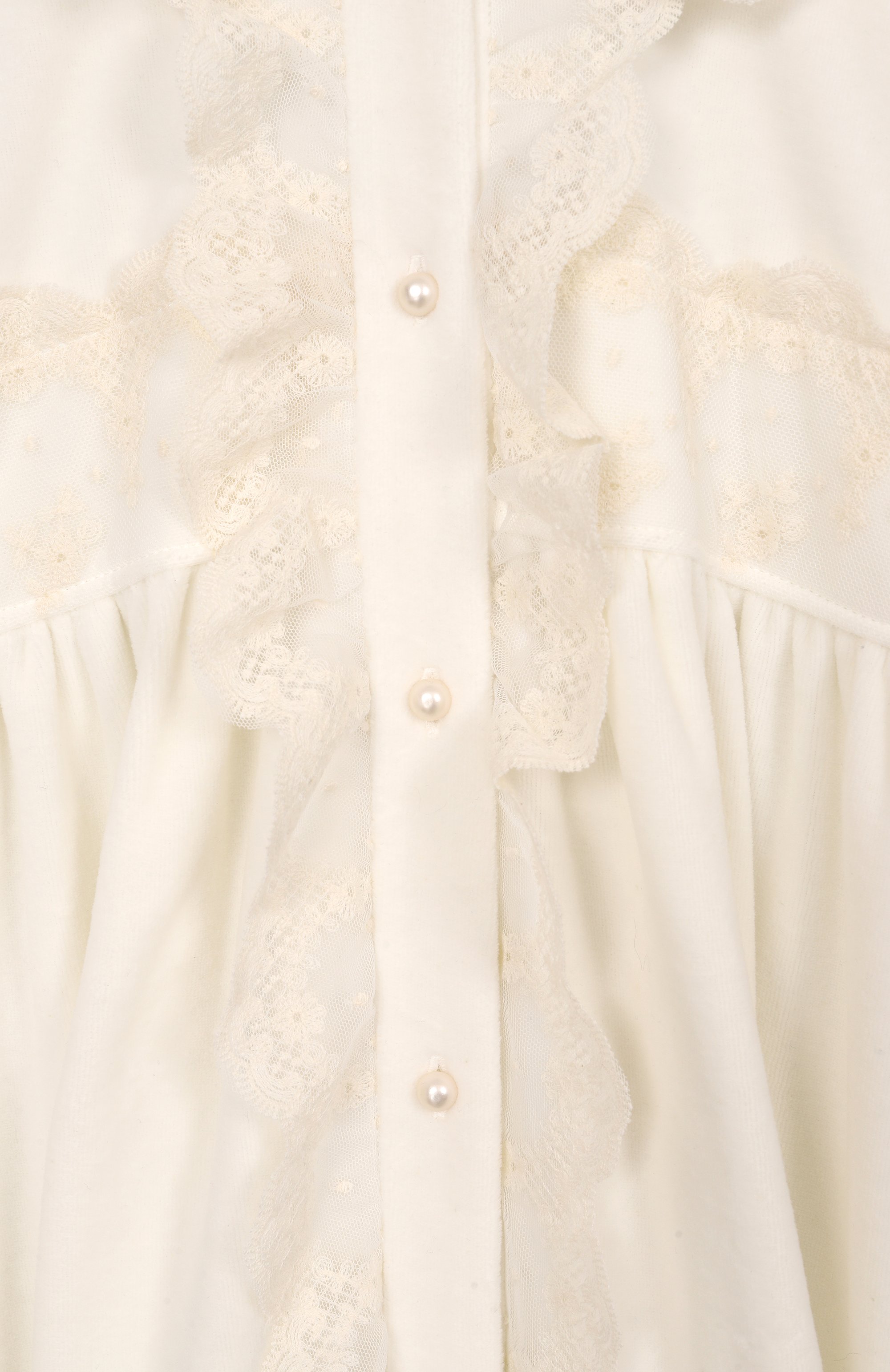 Хлопковый халат AMIKI CHILDREN молочного цвета по цене 18300 руб., арт. ARIEL, фото 3 Хлопковый халат AMIKI CHILDREN, арт. ARIEL, фото 3