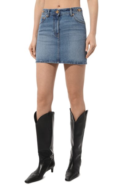 Джинсовая юбка VERSACE, арт. 1014105/1A10023, фото 3