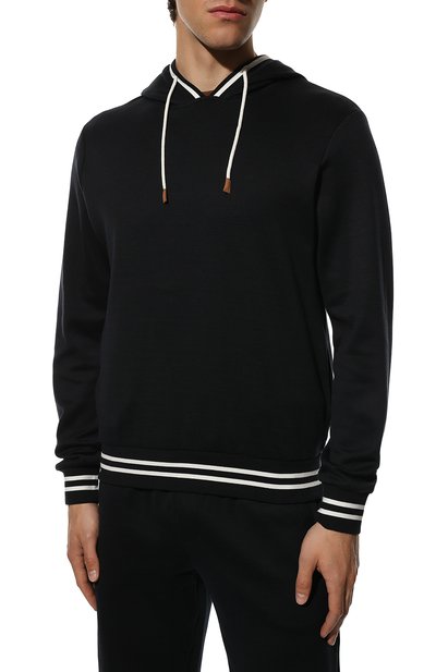 Хлопковое худи ELEVENTY PLATINUM, арт. E75FELE17 TES0E204, фото 3