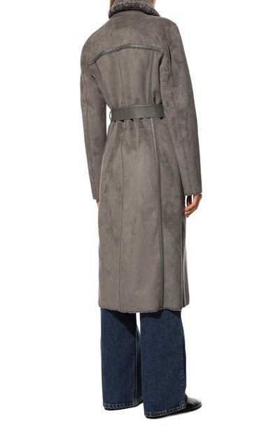 Двусторонняя дубленка из экомеха PATRIZIA PEPE, арт. 2O0025_E012, фото 4