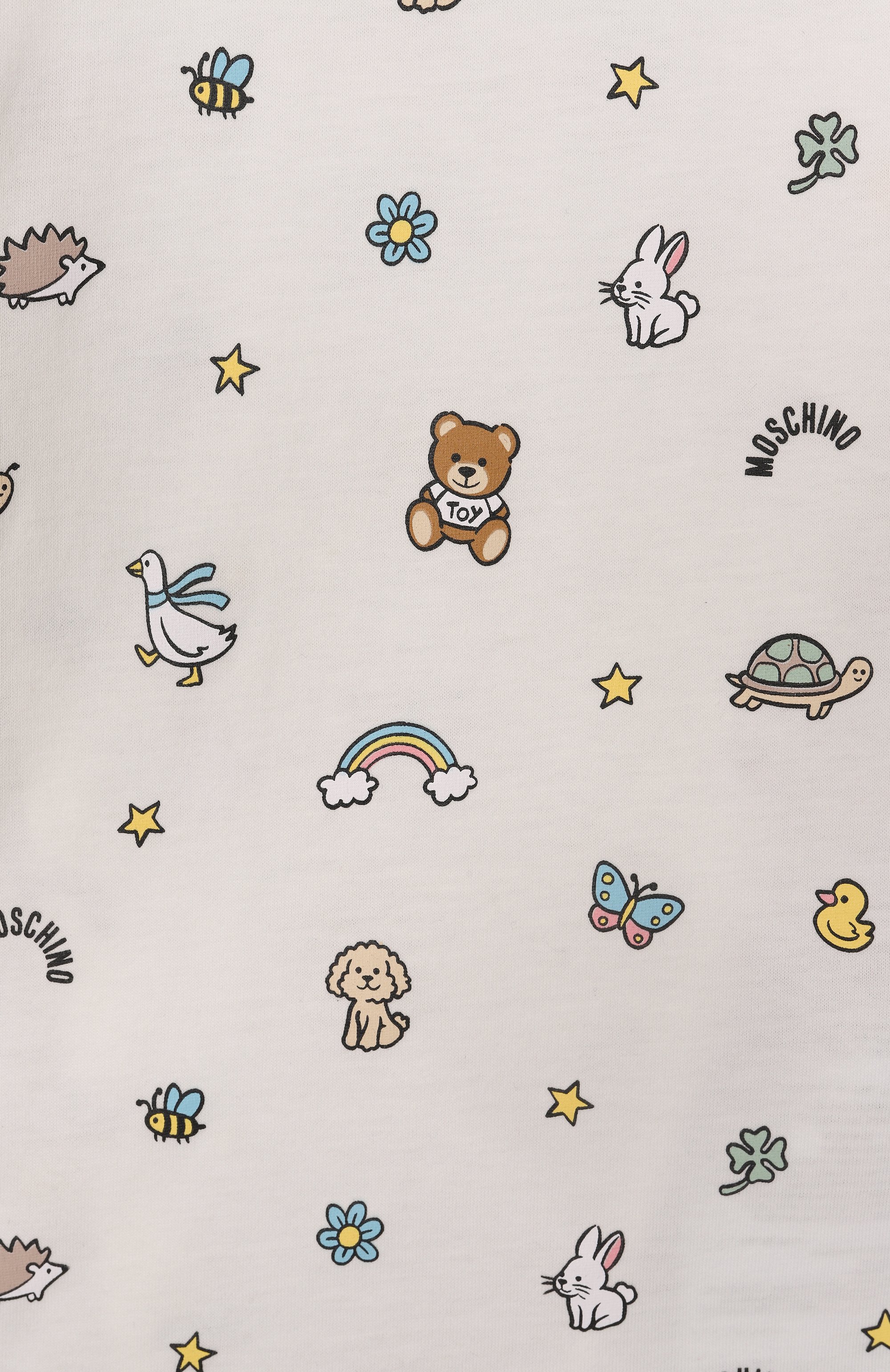 Хлопковая футболка MOSCHINO, арт. MUM04H/LABA6, фото 3