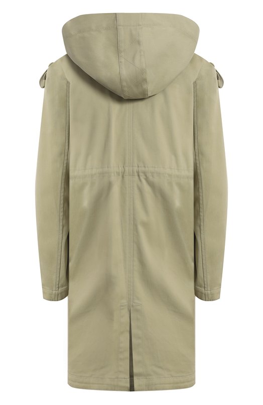 Хлопковая парка Patrizia Pepe Бежевый, фото 2