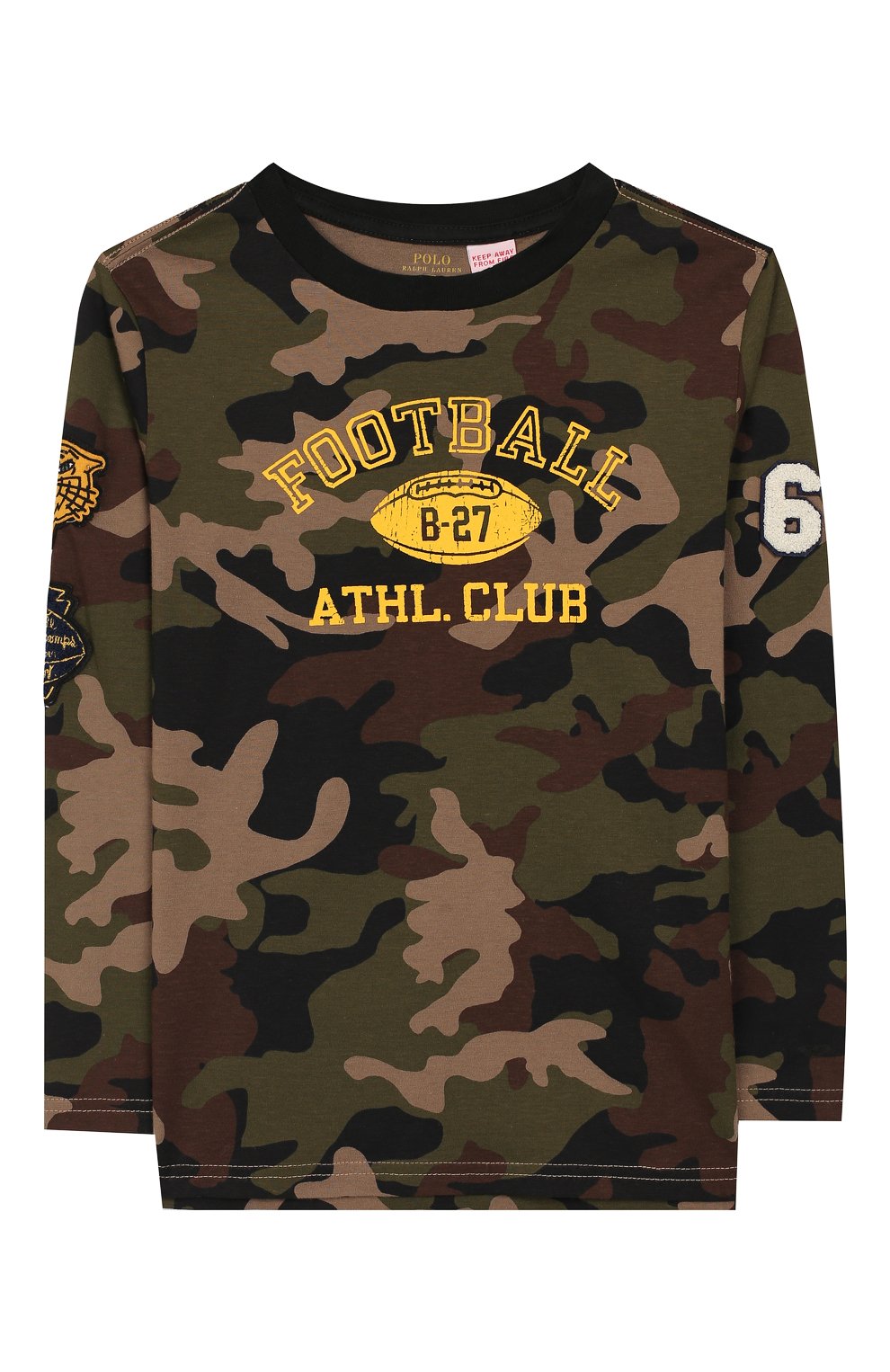 Хлопковый лонгслив POLO RALPH LAUREN, арт. 323750957, фото 1