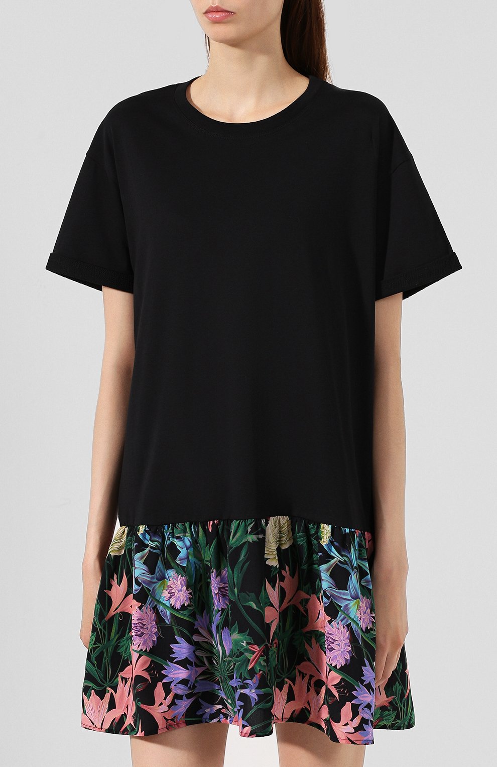 Хлопковое платье REDVALENTINO разноцветного цвета по цене 36050 руб., арт. SR3MJ03H/4R0, фото 3 Хлопковое платье REDVALENTINO, арт. SR3MJ03H/4R0, фото 3