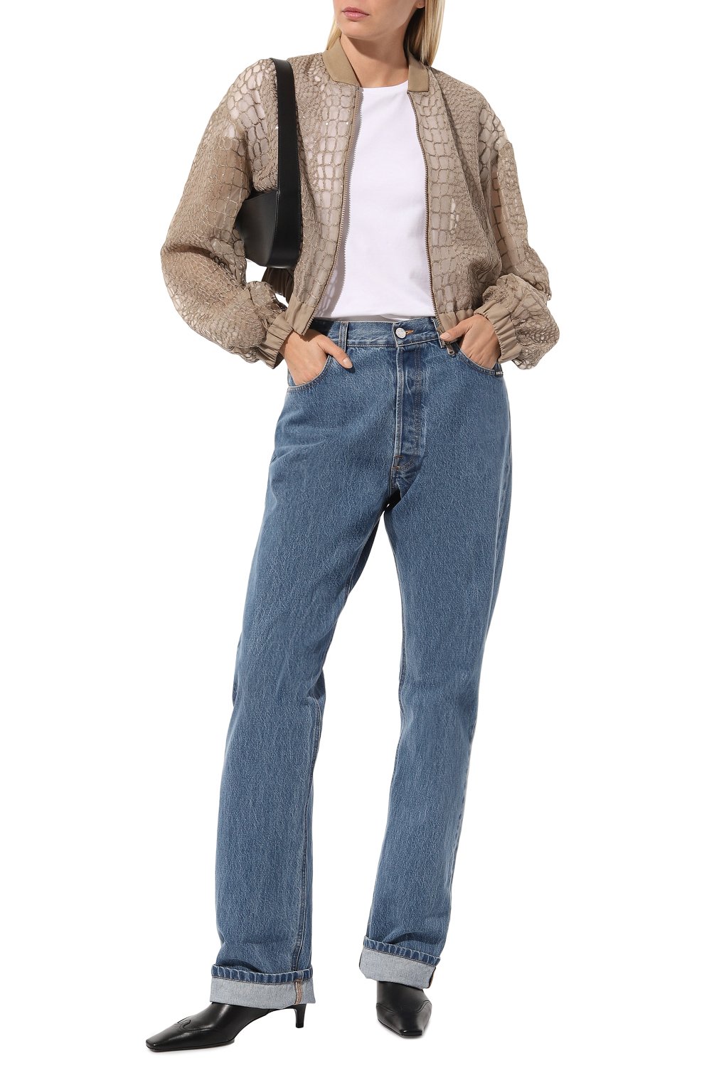 Шелковый бомбер BRUNELLO CUCINELLI, арт. MF940SX916, фото 2