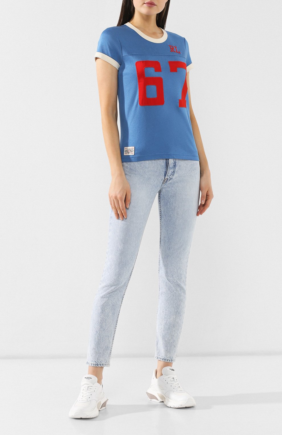 Футболка из смеси хлопка и вискозы POLO RALPH LAUREN, арт. 211752649, фото 2