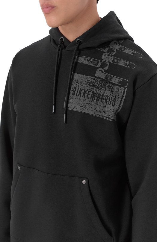 Хлопковый спортивный костюм Dirk Bikkembergs BMF1341 Чёрный  BMF1341 Фото 4