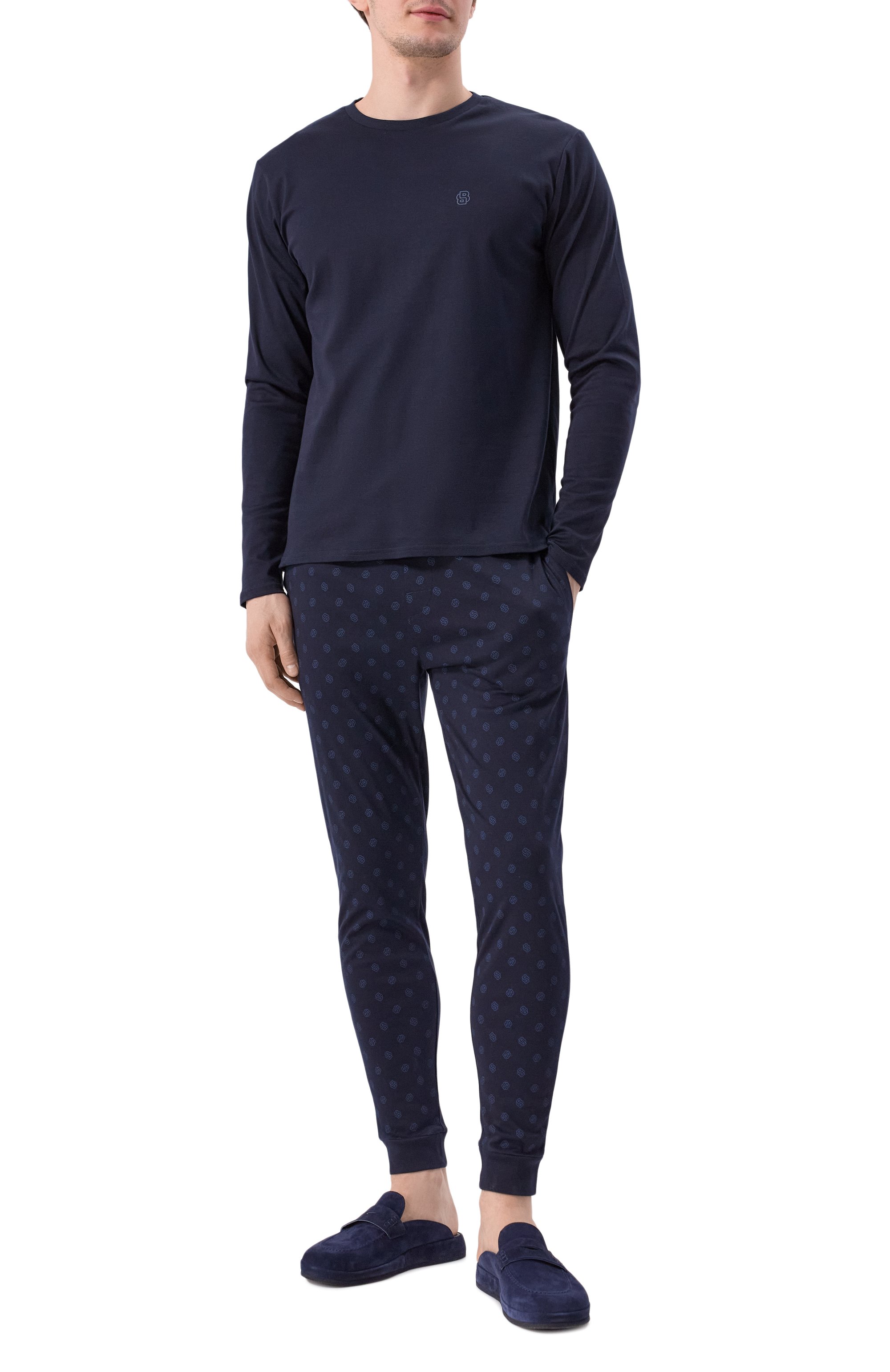 Хлопковая пижама BOSS, арт. 50535751, фото 2