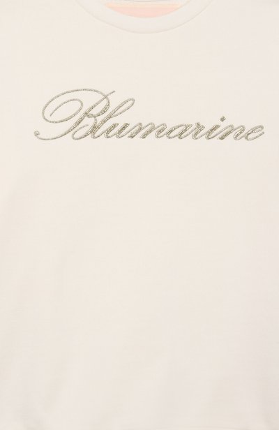 Хлопковый свитшот BLUMARINE, арт. BFFE0270/FF016, фото 3