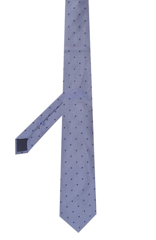 Шелковый галстук Corneliani 25U302-2520307 Синий  25U302-2520307 Фото 3