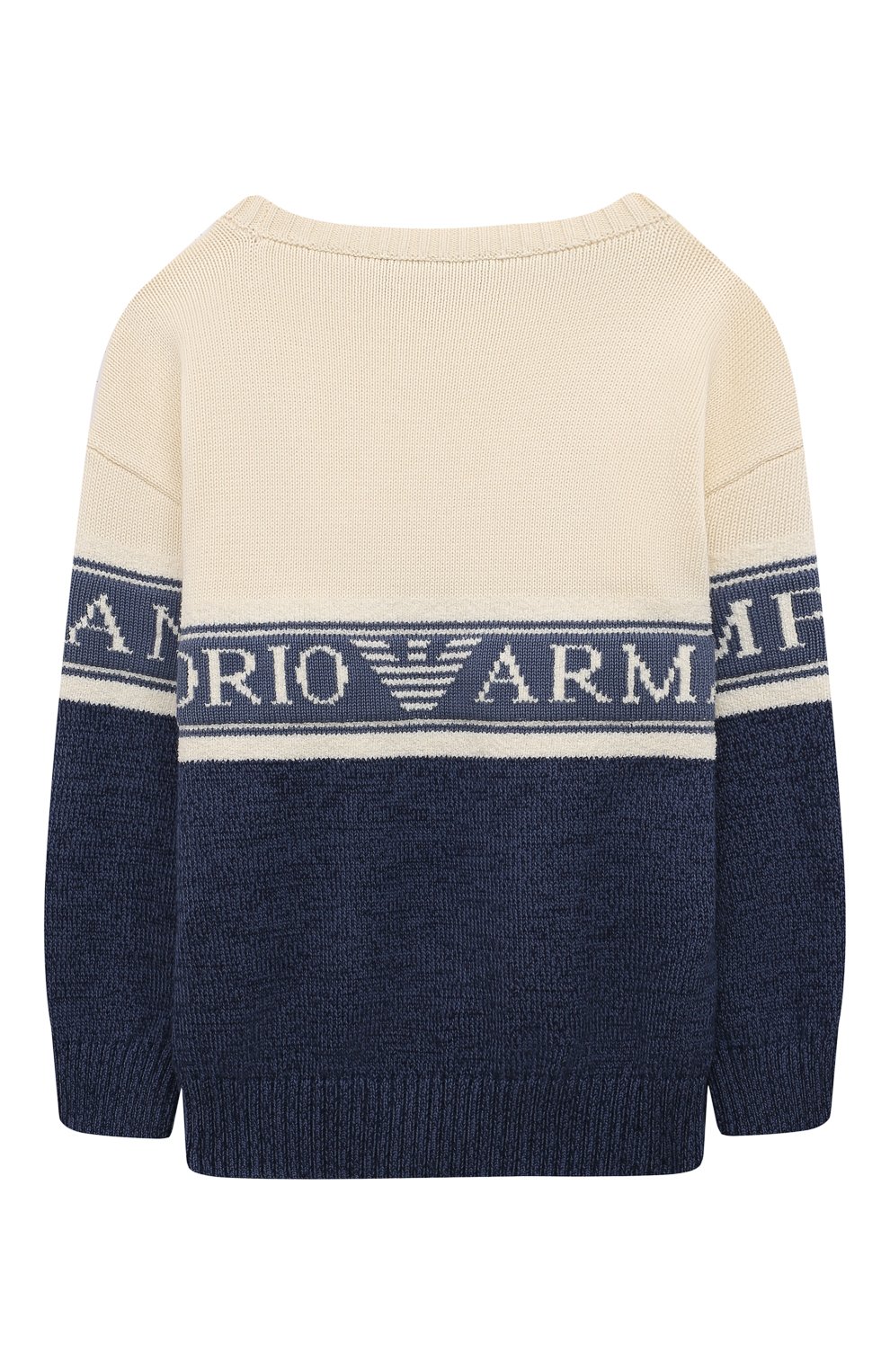 Хлопковый свитер EMPORIO ARMANI, арт. 3D4M50/4M0AZ, фото 2