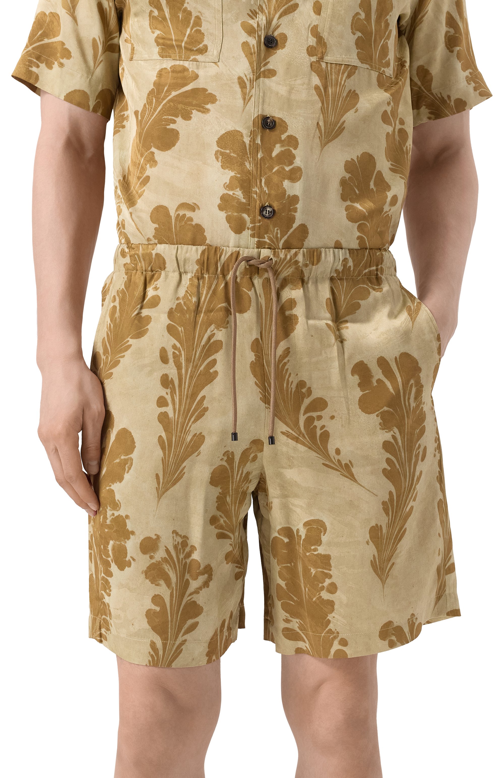 Шорты из вискозы DRIES VAN NOTEN, арт. 251-020931-1027, фото 3