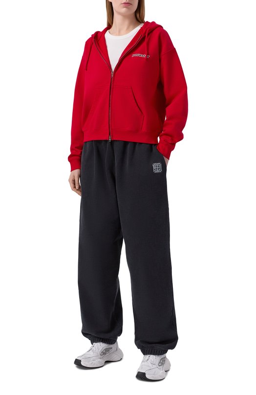 Хлопковая толстовка VETEMENTS WE76ZU544R/1302 M0LLET0N Красный  WE76ZU544R/1302 M0LLET0N Фото 2