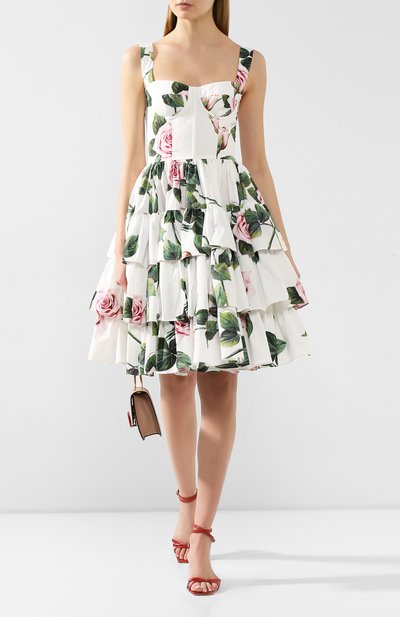 Хлопковое платье DOLCE & GABBANA, арт. F6I0BT/HS5FZ, фото 2