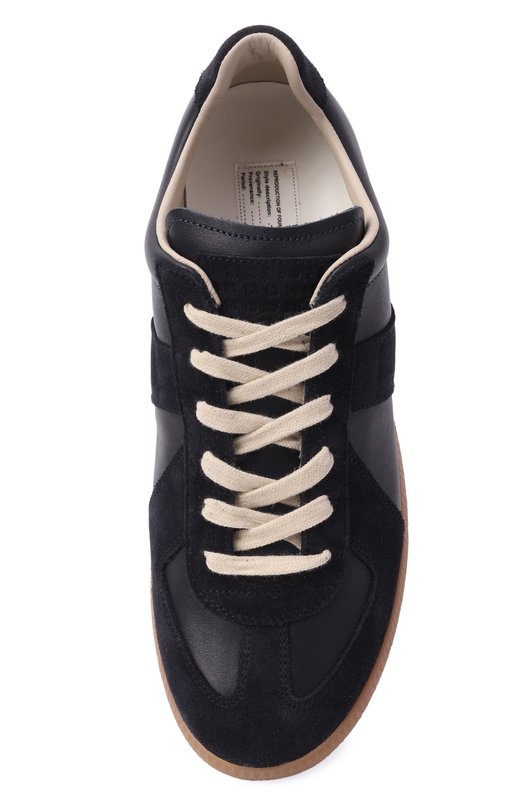 Кожаные кеды Replica Maison Margiela S58WS0109/P1895 Синий  S58WS0109/P1895 Фото 6