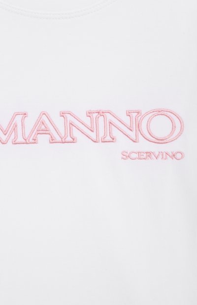 Хлопковая футболка ERMANNO SCERVINO, арт. Z1G608, фото 3