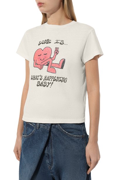 Хлопковая футболка RE/DONE, арт. 024-02WCGT284, фото 3