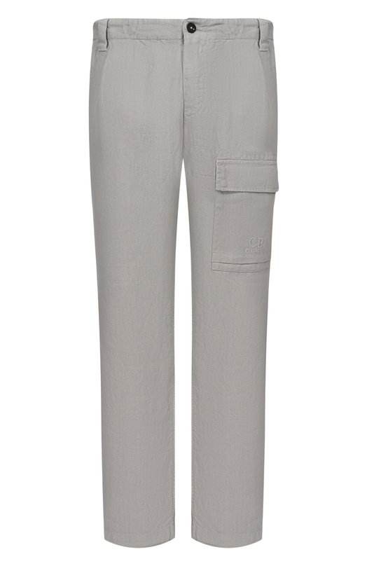 Брюки из хлопка и льна C.P. Company 20CMPA251A/1103410 Серый 20CMPA251A/1103410