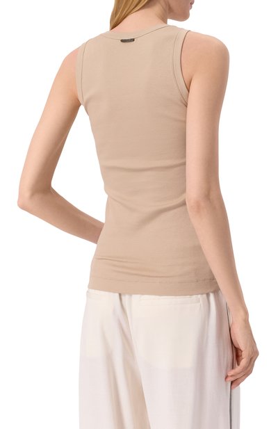 Хлопковая майка BRUNELLO CUCINELLI, арт. M0TC8FX230, фото 4