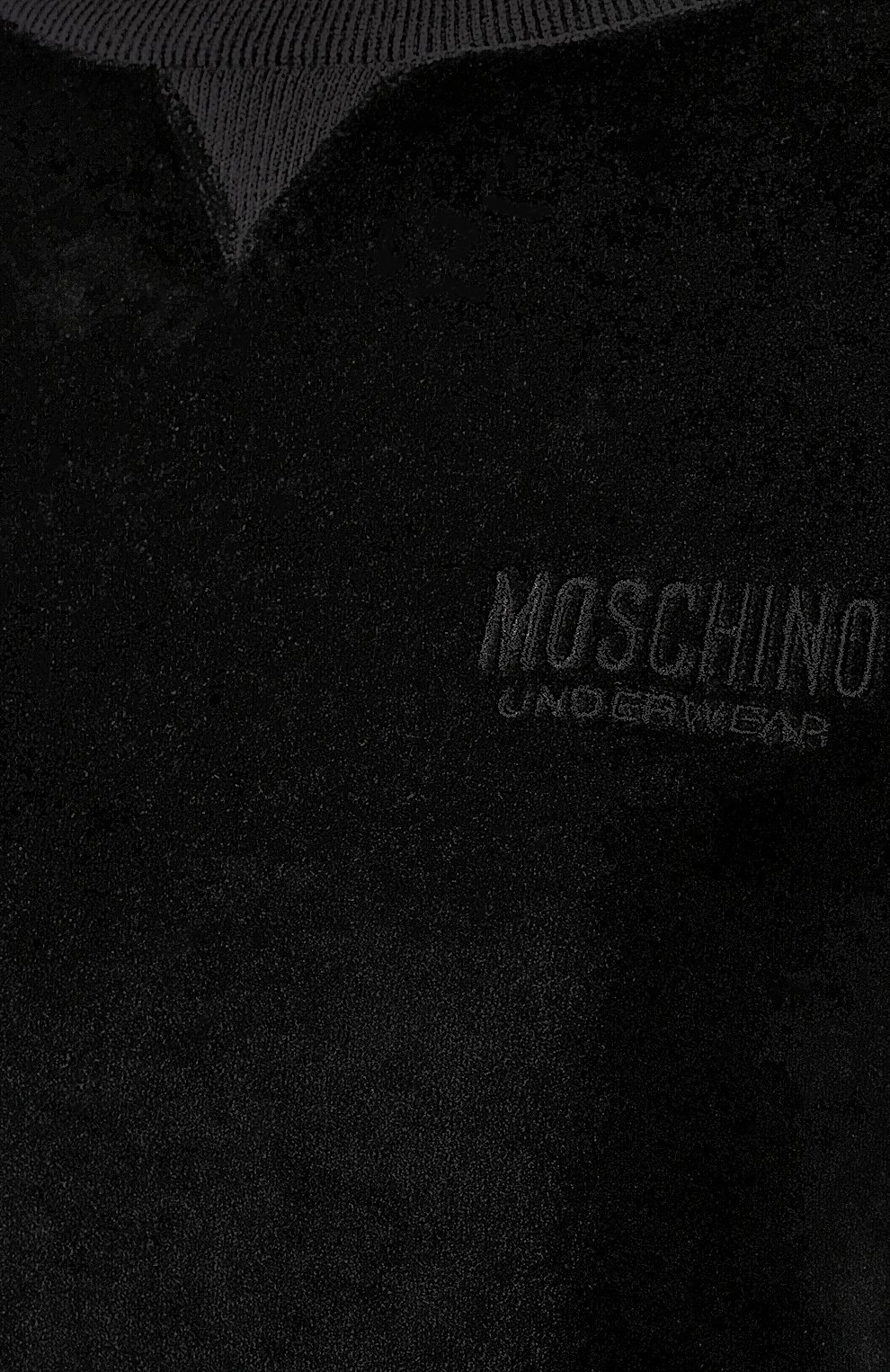 Хлопковое платье MOSCHINO черного цвета по цене 15600 руб., арт. A1813/9030, фото 5 Хлопковое платье MOSCHINO, арт. A1813/9030, фото 5