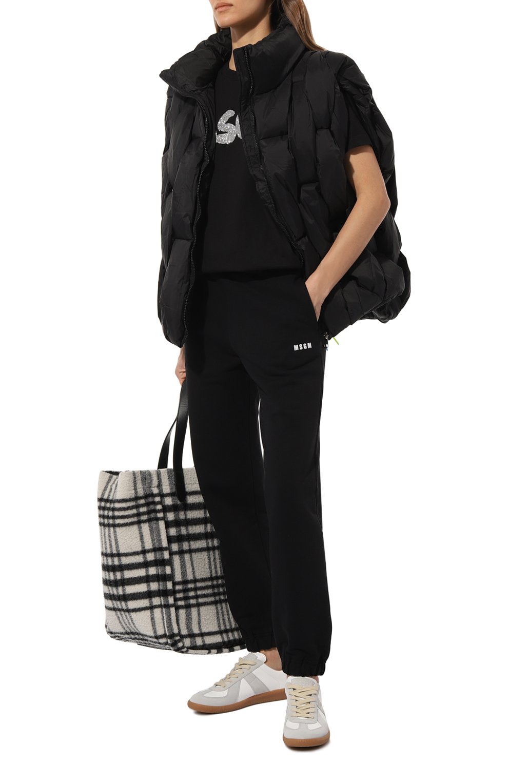 Хлопковые джоггеры MSGM, арт. 2000MDP500 200000, фото 2