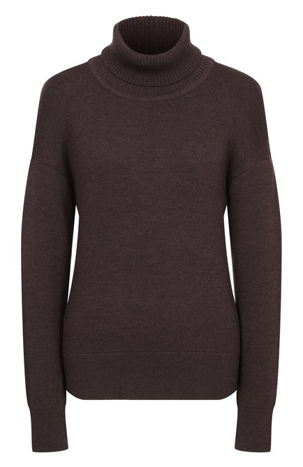 Женская шерстяная водолазка YUZEFI, арт. AREN-DRAPE BACK FUNNEL NECK JUMPER