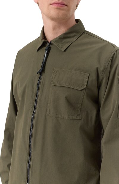 Хлопковая куртка-рубашка C.P. COMPANY, арт. 18CM0S124A110143G, фото 5