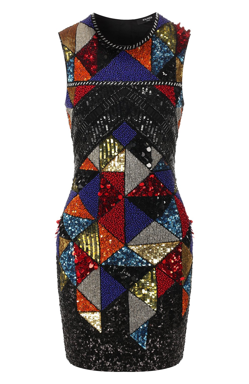 Платье BALMAIN разноцветного цвета по цене 358000 руб., арт. TF16282/P034, фото 1 Платье BALMAIN, арт. TF16282/P034, фото 1