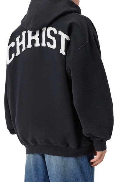 Хлопковая толстовка VETEMENTS, арт. ME76ZU191BW/1302 M0LLET0N, фото 4
