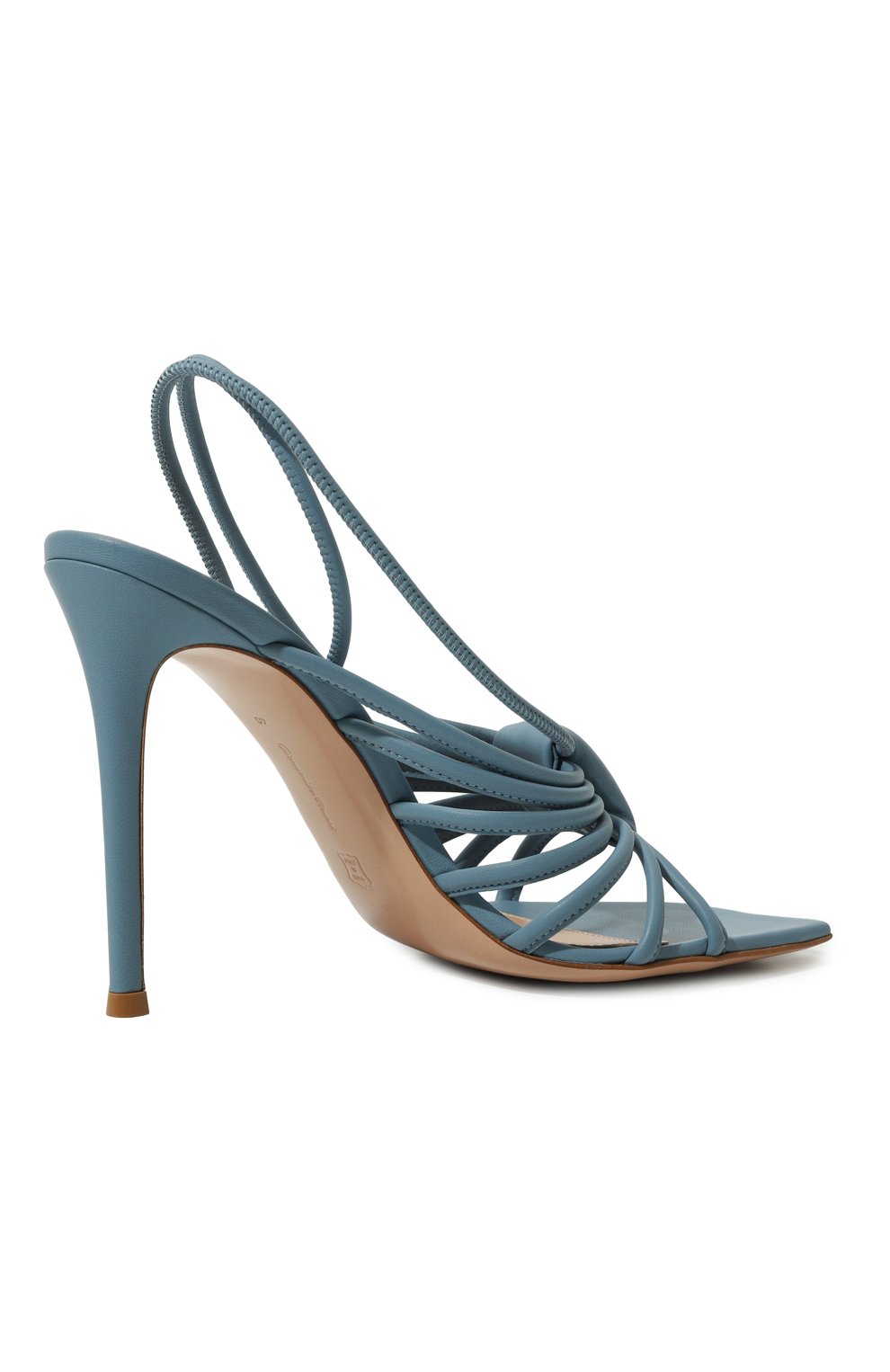 Кожаные босоножки hellen GIANVITO ROSSI, арт. G32488.15RIC.NAPANTB, фото 5