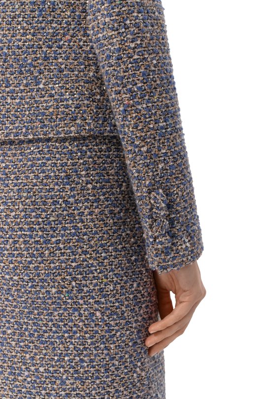 Жакет из кашемира и шелка MVST M25.1MW.J009/UBERTIN0 13783.1.1 Голубой  M25.1MW.J009/UBERTIN0 13783.1.1 Фото 5