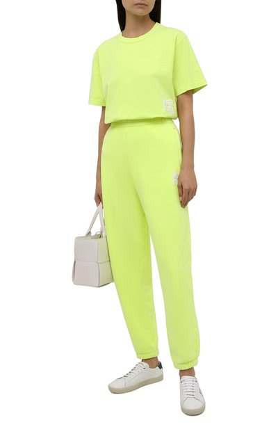 Хлопковая футболка ALEXANDERWANG.T, арт. 4CC3211255, фото 2