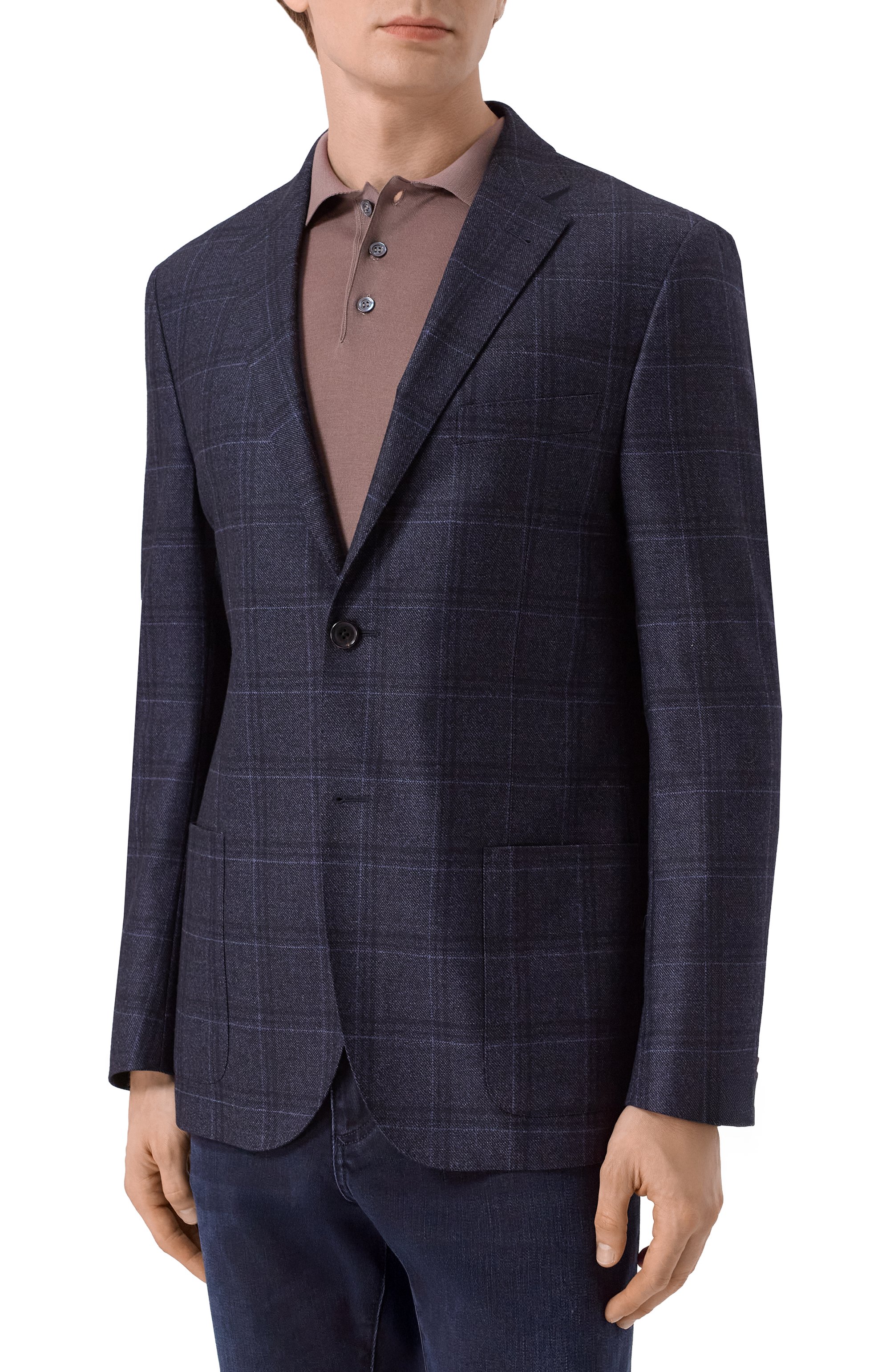 Шерстяной пиджак CORNELIANI, арт. 266002-2616216, фото 4