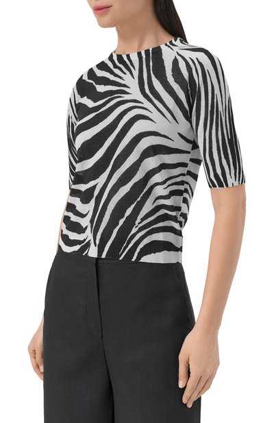 Хлопковый пуловер MAX MARA STUDIO, арт. MSTAG0, фото 3