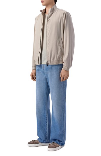 Мужская футболка из шелка и хлопка 12 STOREEZ, арт. 137280