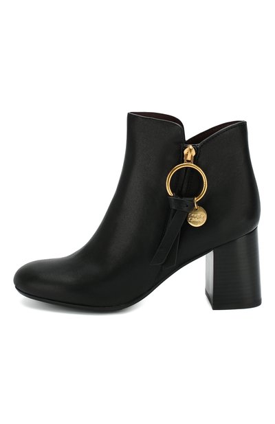 Кожаные ботильоны SEE BY CHLOÉ, арт. SB31148A/10001, фото 3