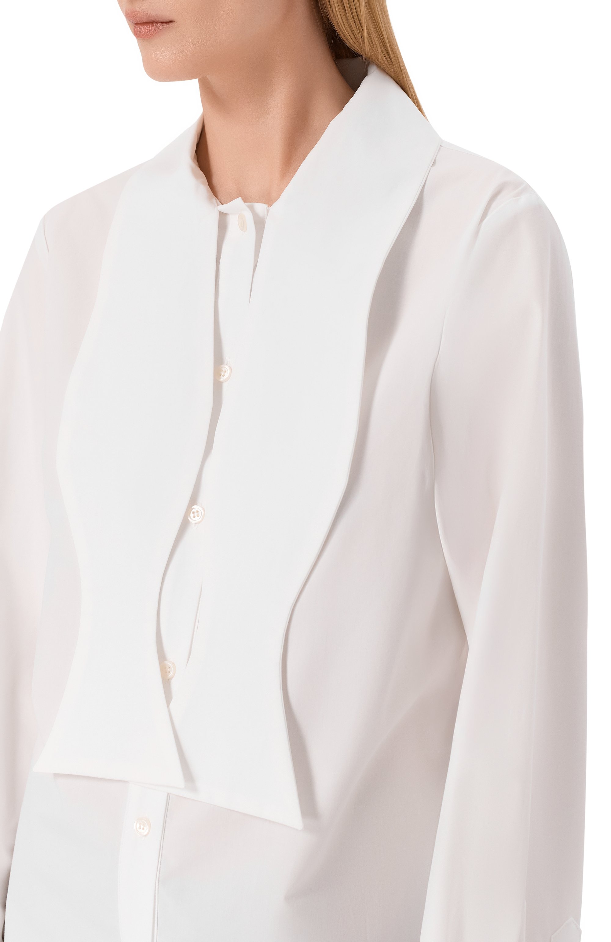 Хлопковая блузка NINA RICCI, арт. 25ACT0029/C01077, фото 5