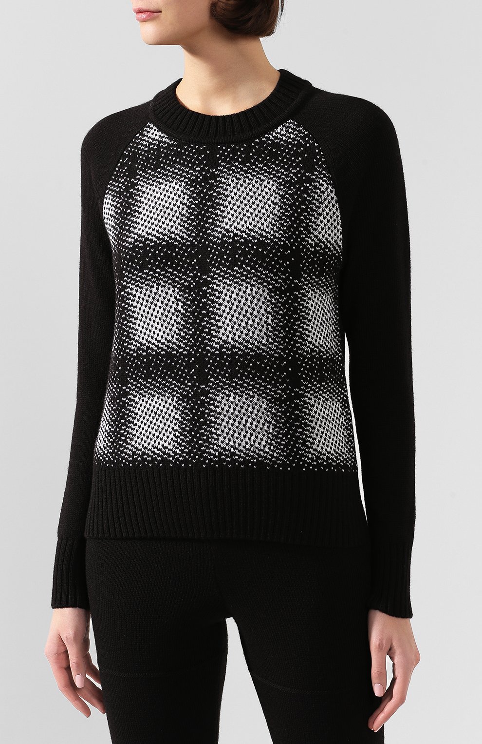 Костюм SEVEN LAB черно-белого цвета по цене 18480 руб., арт. KN SS19-4 white/black, фото 2 Костюм SEVEN LAB, арт. KN SS19-4 white/black, фото 2