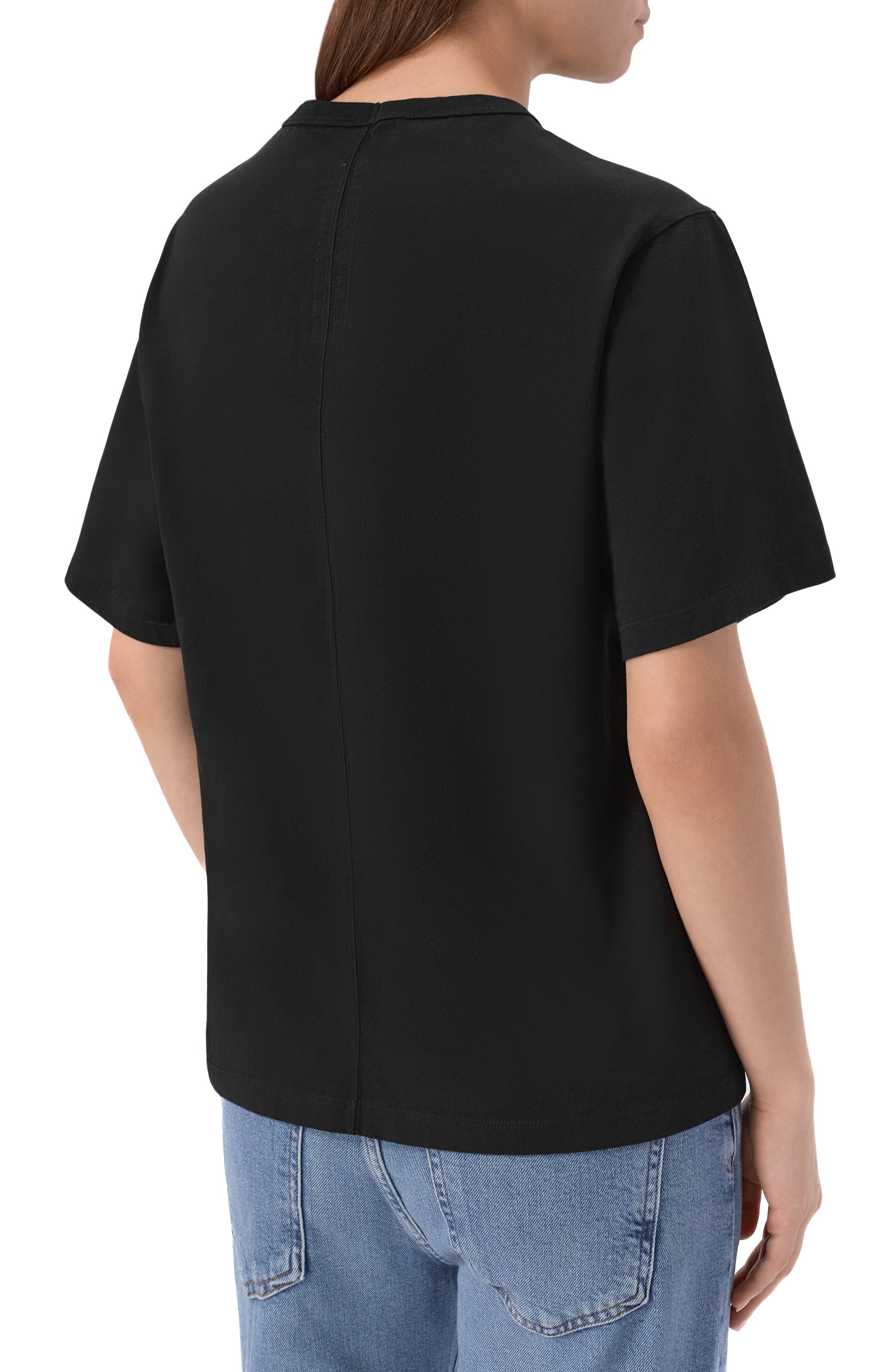 Хлопковая футболка RICK OWENS, арт. RP01F6200/JA, фото 4