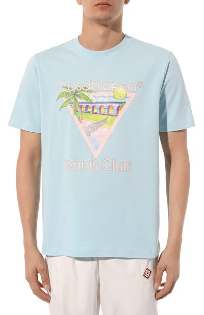 Хлопковая футболка CASABLANCA, арт. MPS24-JTS-001-04, фото 3