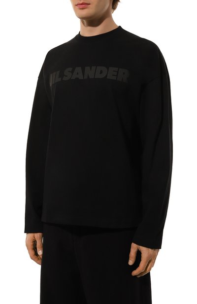 Хлопковый лонгслив JIL SANDER, арт. J21GC0167/J20243, фото 3