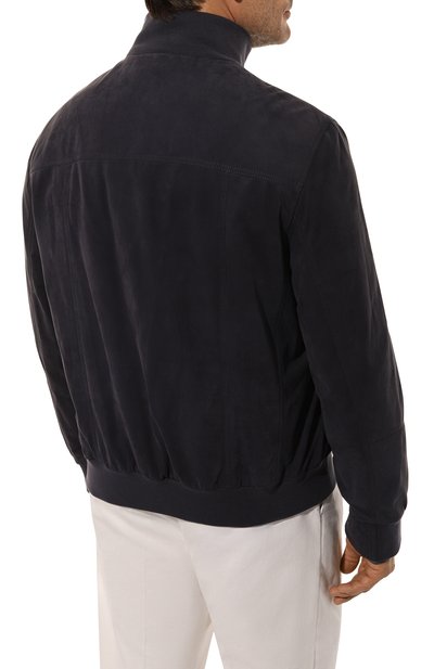 Замшевый бомбер BRUNELLO CUCINELLI, арт. MPNAB1929, фото 4