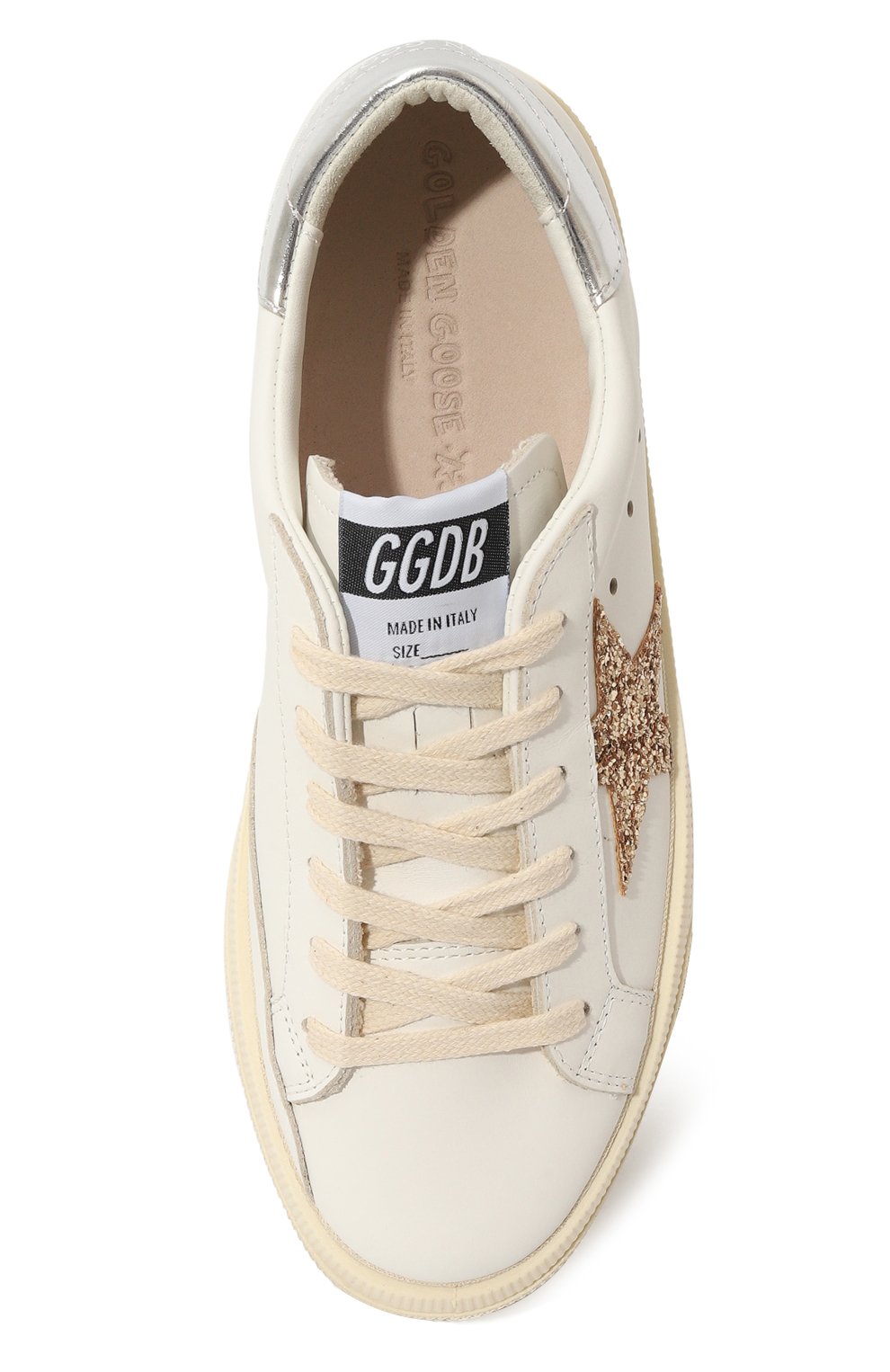 Кожаные кеды may GOLDEN GOOSE DELUXE BRAND, арт. GTF00112.F004813, фото 4